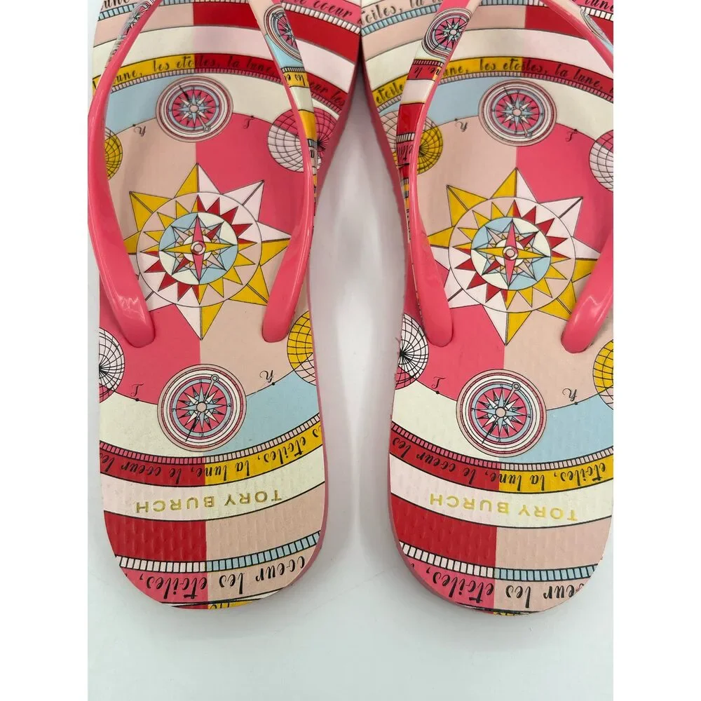 TORY BURCH Size 9.5 Coral Women Sandal